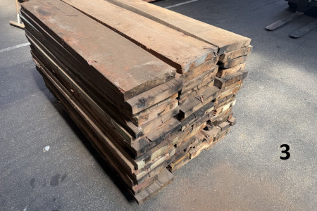 Aanbieding per pallet. Oud houten planken uit de havens!